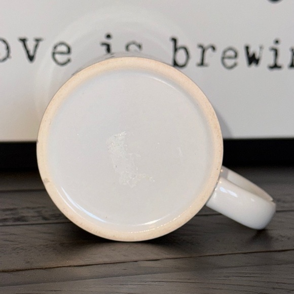 TOMMY JOHN underwear co. BALLSY white/green ceramic coffee tea mug cup drinkware - Picture 5 of 7